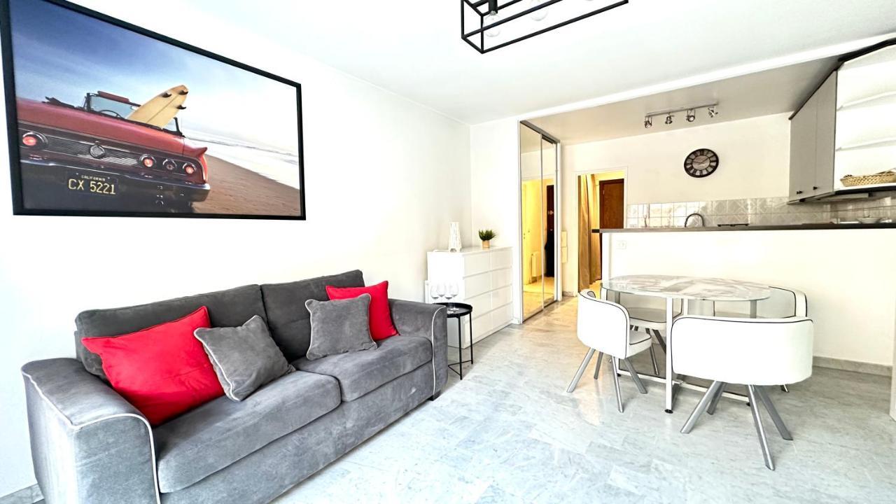 Beau Studio Centre Juan Les Pins A 300M Des Plages Антиб Экстерьер фото